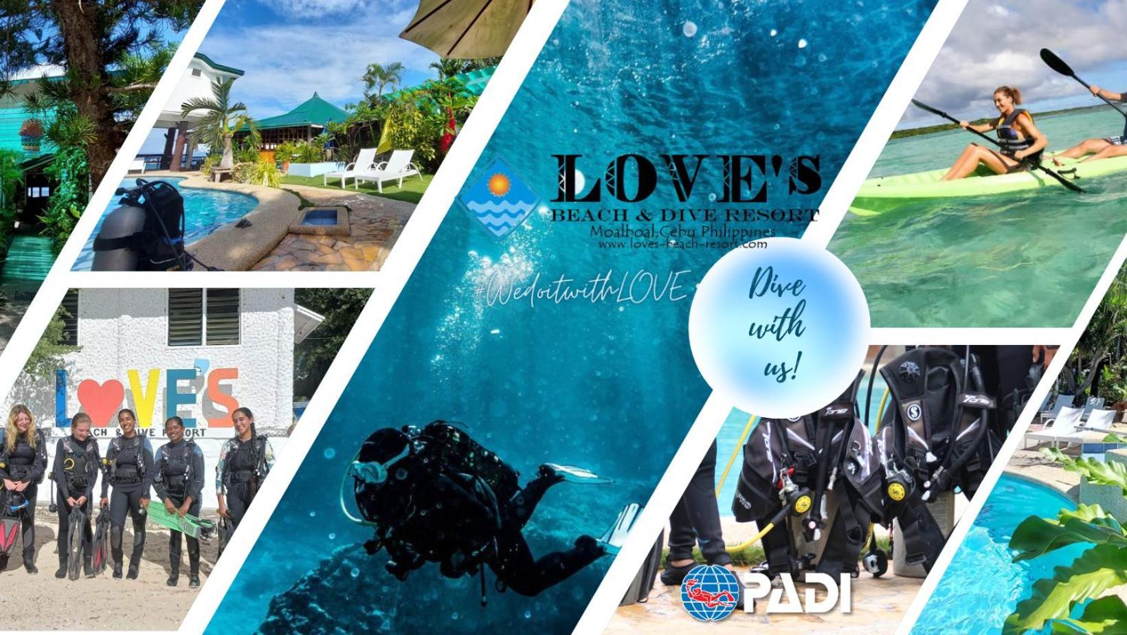 Love'S Beach & Dive Resort Moalboal Eksteriør bilde