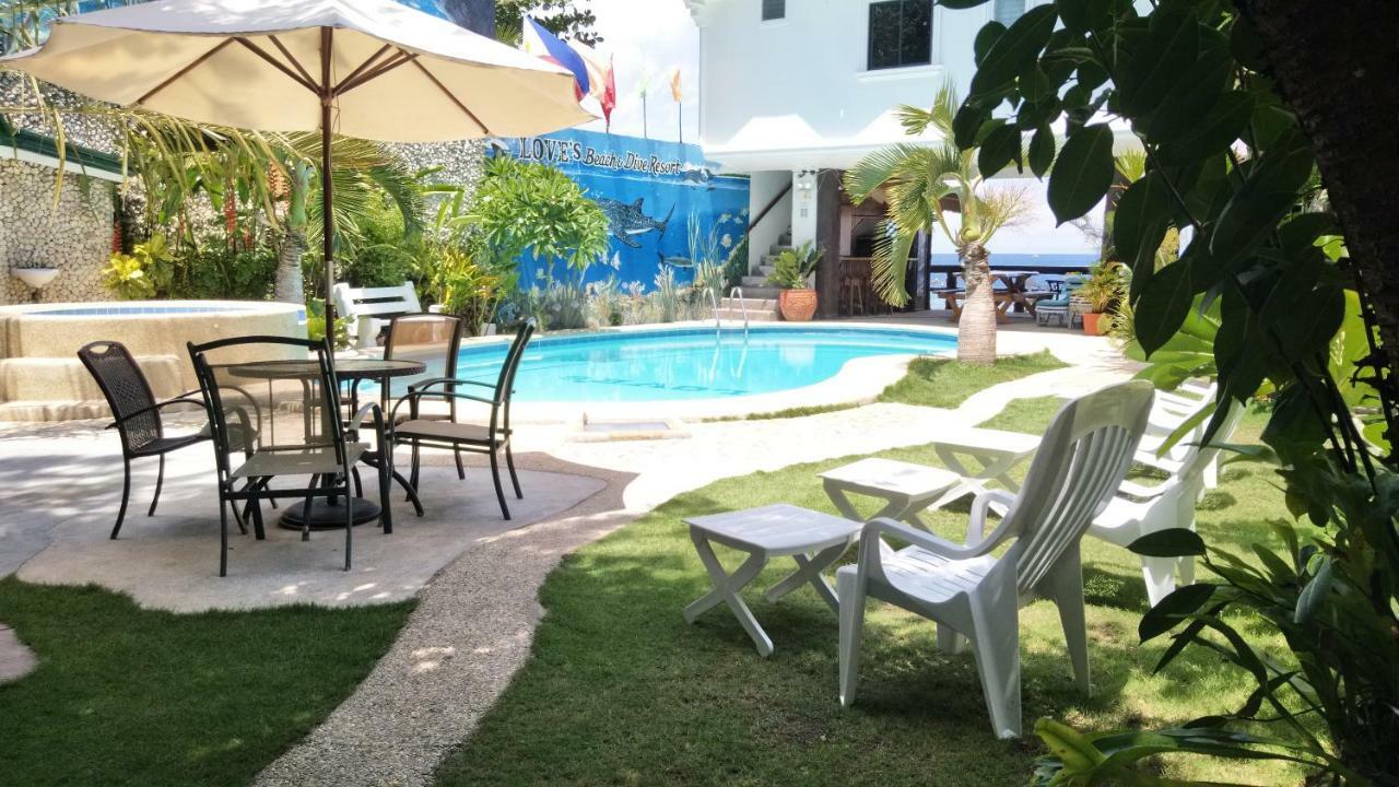 Love'S Beach & Dive Resort Moalboal Eksteriør bilde